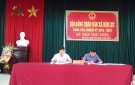 Hội đồng nhân dân xã Dân Lực họp kỳ họp thứ 9 HĐND xã khóa 17 nhiệm kỳ 2016 – 2021.