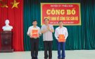  Huyện ủy huyện Triệu Sơn công bố Quyết định về công tác cán bộ tại xã Dân Lực.
